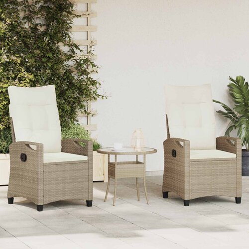  Vrtna stolica 2 pcs Bež i krema 56 x 60 x 112 cm Cene