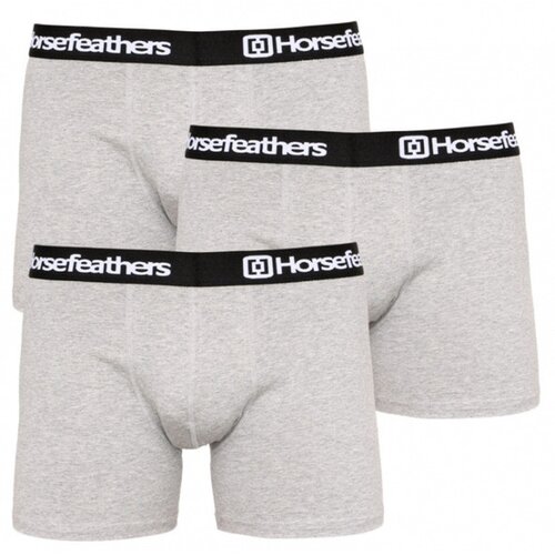 Horsefeathers Dynasty Oprijete boksarice 3 Piece Siva Cene