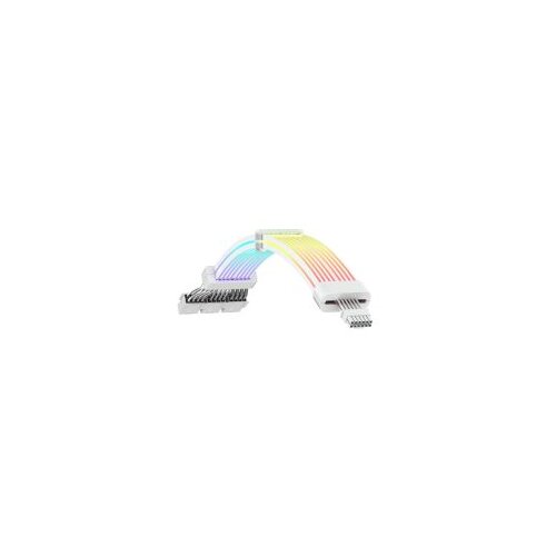 Ryze ARGB Napojni kabl za VGA6pin 3&amp;times;6+2Pin to 12VHPWRWhite Slike