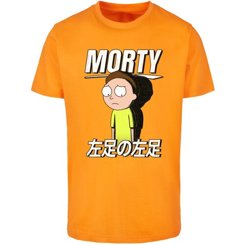 Merchcode Men's T-shirt Rick and Morty Sad Morty orange Cene