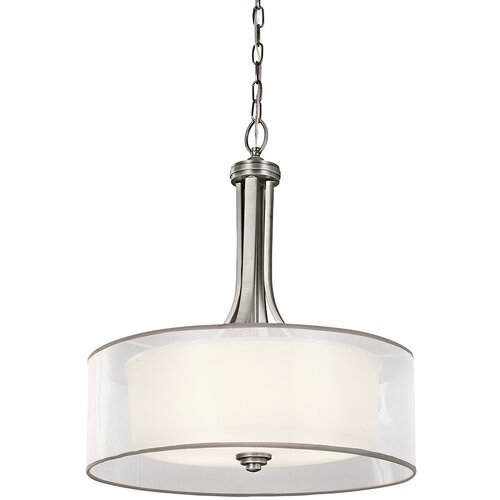Elstead Lighting Elstead Lacey Velika viseča svetilka s 4 lučkami, starinska kositrna, E27, (22098724) Cene