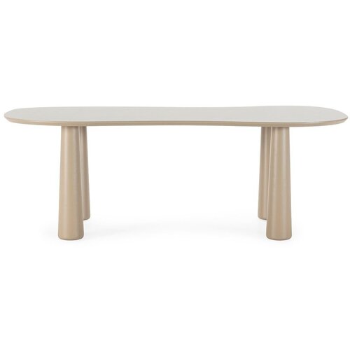 MOME Bež klubska mizica z borovo mizno plo&amp;scaron;čo 110x220 cm Nahia &amp;ndash; Slike