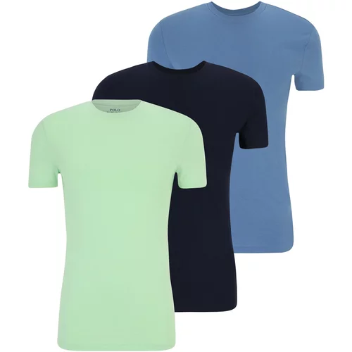 Polo Ralph Lauren Spodnja majica 'Spring Start' marine / kraljevo modra / svetlo zelena / bela