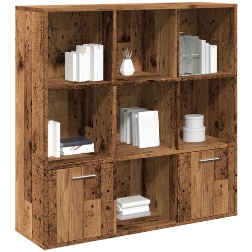VidaXL Ormar za knjige staro drvo 98x29x97 5 cm konstruirano drvo Slike