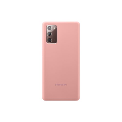 Samsung original silikonski ovitek ef-pn980tae za galaxy note 20 n980 - mystic bronze Cene