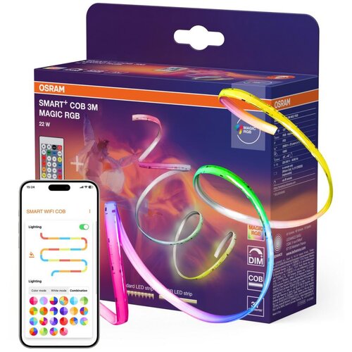 Osram LED RGB prigu&scaron;iva traka SMART+ MAGIC 3m LED/22W/230V Wi-Fi + daljinski upravljač Cene