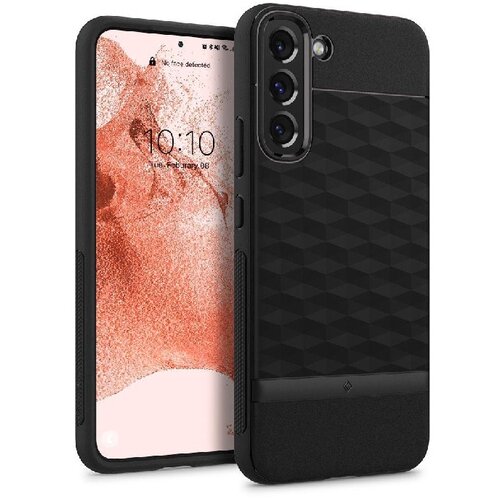 Samsung Ovitek Spigen Caseology Parallax za Galaxy S22 Matte Black Cene