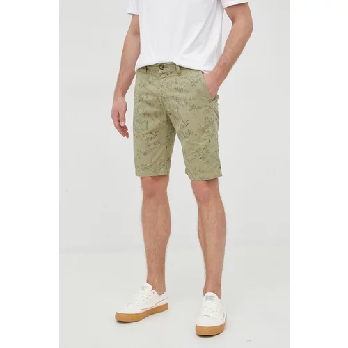 Pepe Jeans Pamučne kratke hlače Mc Queen Short Garden za muškarce, boja: zelena