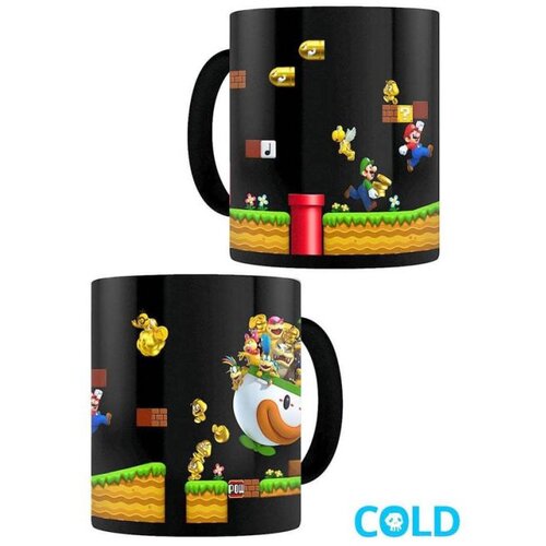 Pyramid International šolja sa termo efekto super mario gold coin rush, 325ml Slike