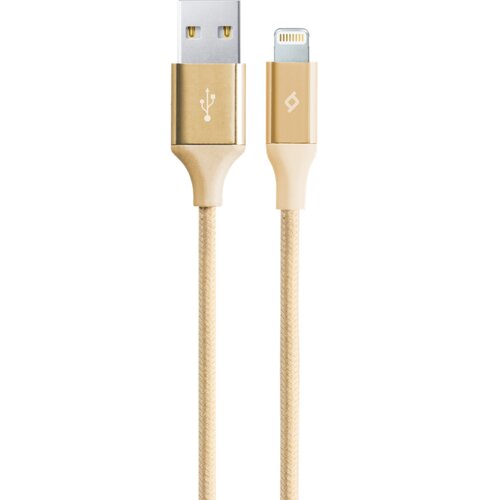 Ttec Kabel - Lightning to USB (1,20m) - Gold - Alumi Cable Slike