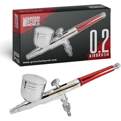 Green Stuff World Dual Action Airbrush 0.2mm | Aerograf 0,2mm Slike
