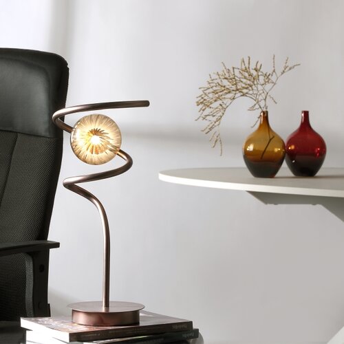  ONLI - Stona lampa FRIDA 1xG9/10W/230V 42 cm bakarna Slike