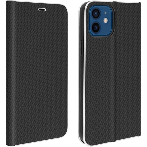 AVIZAR Ovitek za iPhone 12 / 12 Pro z držalom za kartico in funkcijo stojala, Carbon Effect - crn, (20626208) Cene