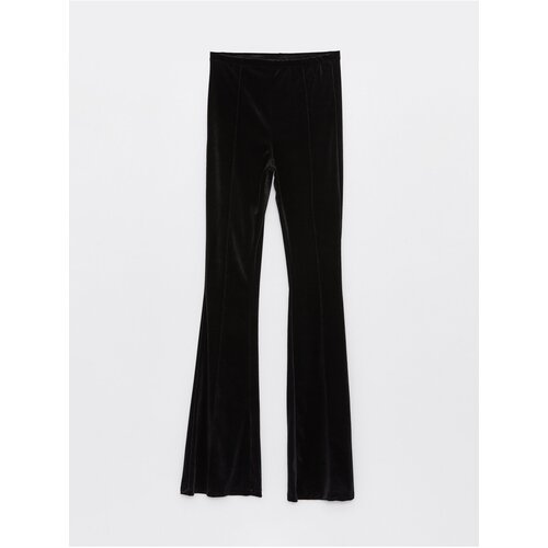 LC Waikiki Women&amp;#039;s Elastic Waist Straight Velvet Trousers Slike