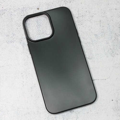 maska silikonska Skin za iPhone 13 Pro Max 6.7 mat crna Slike