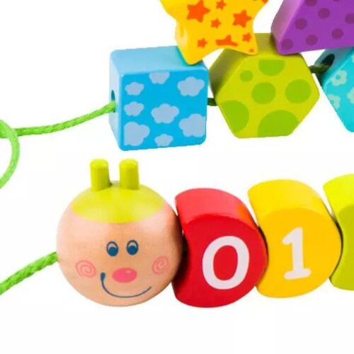 Tooky Toy igra pertlanja - gusenica Cene