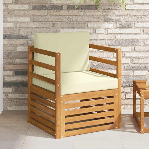  Set vanjskih sofa Čvrsto drvo akacije i poliester Cene