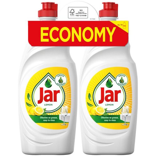 Jar tekući deterdžent za ručno pranje posuđa Lemon 2x750 ml Cijene