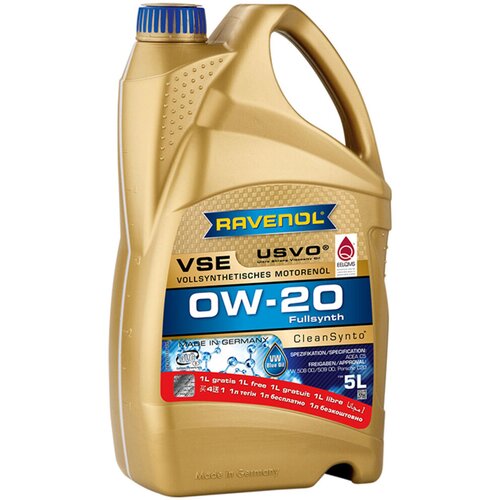 RAVENOL Motorno ulje VSE 0W-20, 4 l + Poklon, 1 l Cene