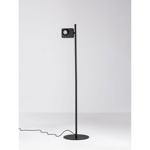Nova Luce Crna LED stojeća svjetiljka aluminijska sa savitljivom konstrukcijom/s mogućnosti zatamnjivanja (visina 131 cm) Kedros &amp;ndash; Slike