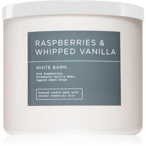 Bath &amp;amp; Body Works Raspberries &amp;amp; Whipped Vanilla mirisna svijeća 411 g Slike
