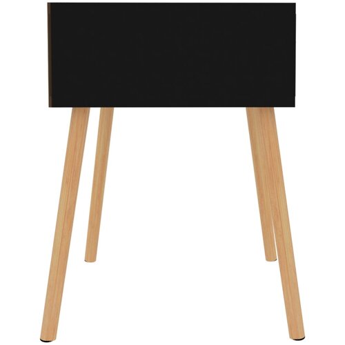  Noćni ormarić visoki sjaj crni 40x40x56 cm konstruirano drvo Slike
