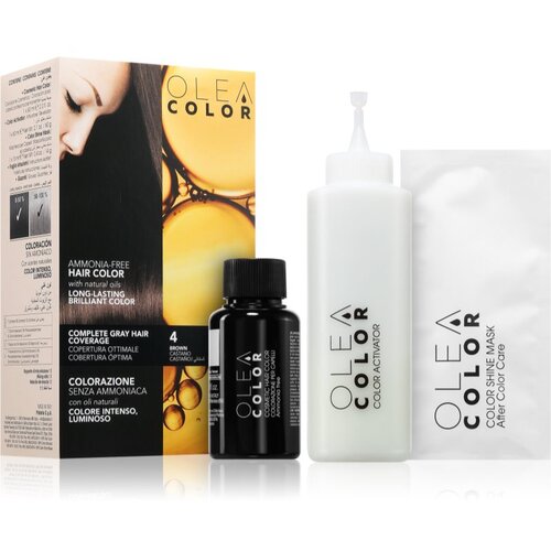 Elgon Oleacolor permanentna barva za lase odtenek 4 Brown 1 kos Cene
