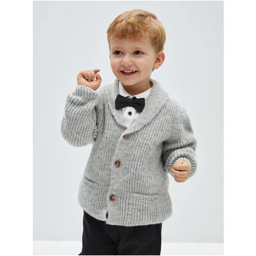 LC Waikiki Shawl Collar Basic Baby Boy Knitwear Cardigan