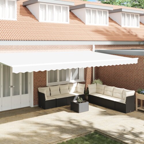 VidaXL Tenda bez nadstre&amp;scaron;nice za okvir od 6 m Bijela 5.8x0.2 m Slike