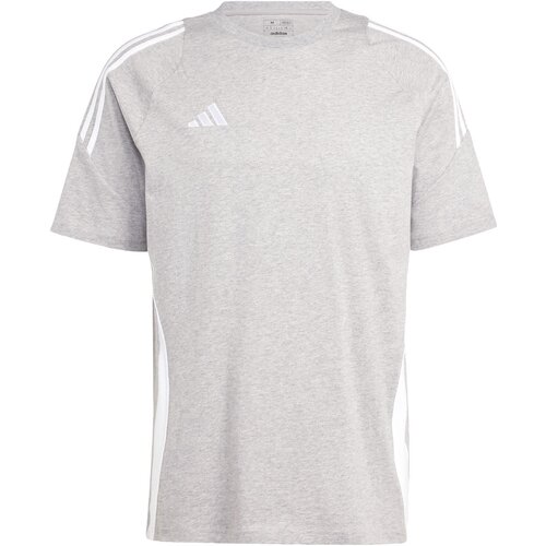 Adidas Tehnička sportska majica 'Tiro 24' siva melange / bijela Cijene