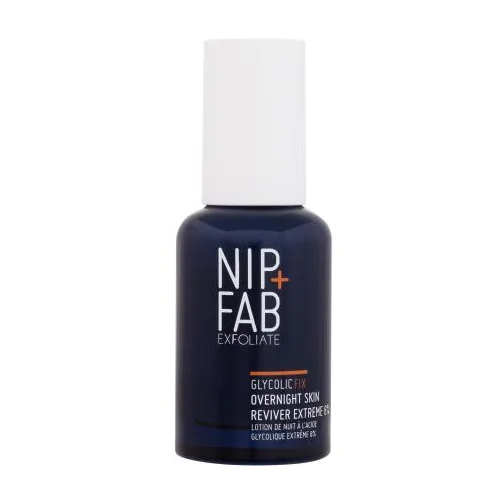 NIP+FAB Exfoliate Glycolic Fix Overnight Skin Reviver Extreme 8% serum za obraz za vse tipe kože 45 ml za ženske