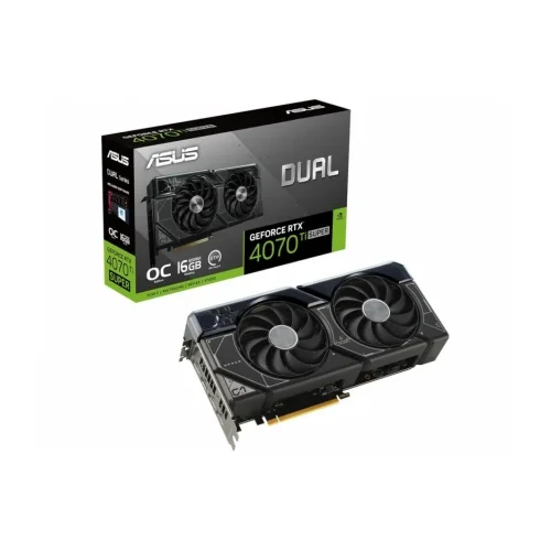 Asus Grafična kartica nVidia RTX4070Ti Dual - 16GB GDDR6X | 3xDisplayport 1.4a 1xHDMI 2.1a (90YV0KF3-M0NA00), (21149645)