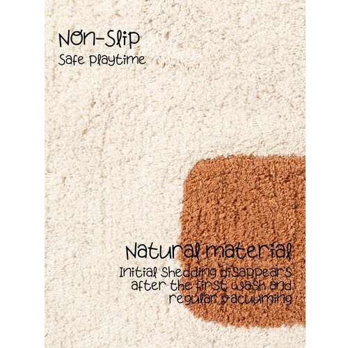 Hanse Home Narančasti/krem periv/ručno rađen pamučan dječji tepih 140x200 cm Snuggle Doro &amp;ndash; Slike