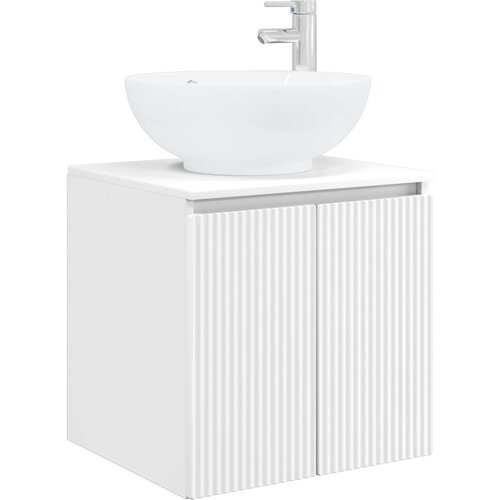 vidaXL Umivalnik s pritrditev na steno Bela 49,5 x 44,5 x 65 cm, (5000245629) Cene