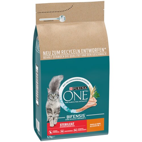 Purina ONE Sterilcat s piščancem - Varčno pakiranje: 2 x 5,7 kg Cene