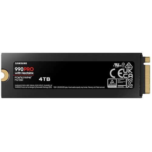 Samsung SSD 990 PRO Heatsink 4TB, M.2NVMe, MZ-V9P4T0CW Slike