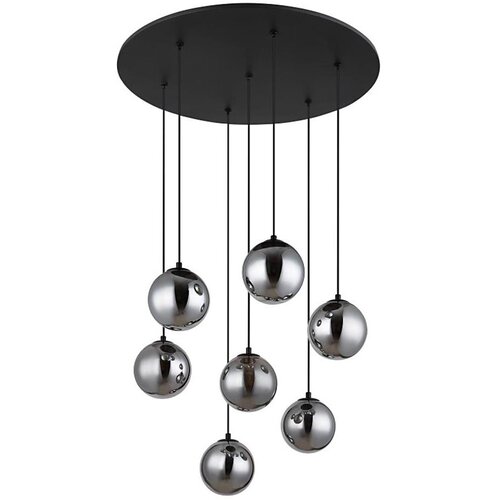 Globo 56133-7H - led luster na sajli riha 7xG9/3,5W/230V zadimljeno/crna Cene