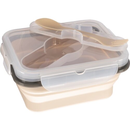 Zopa Silicone Lunch Box jedilni set Sand Beige 1 kos Slike