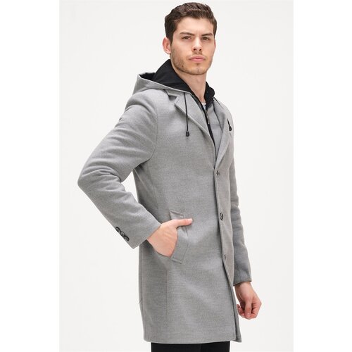 Dewberry PLT8376 MEN'S COAT-GRAY Cene