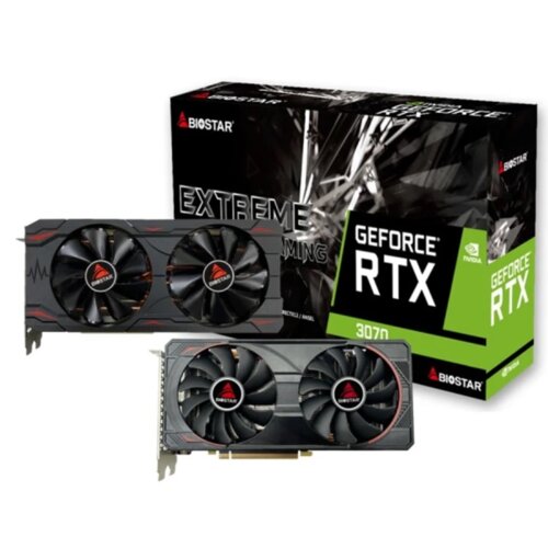 Biostar RTX 3070 GDDR6 8GB 256bit 3XDP/HDMI Grafička karta Cene
