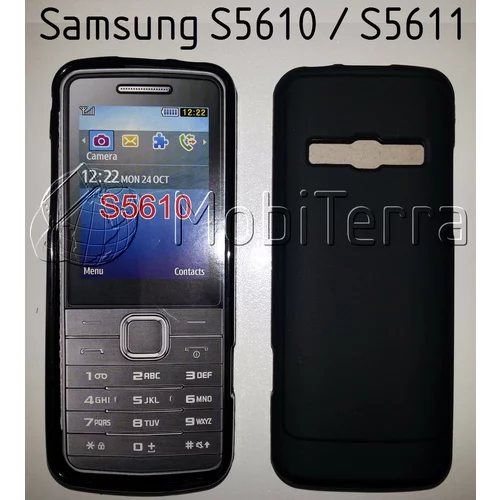  Gumijasti / gel etui Matte za Samsung S5610 / S5611 - črni