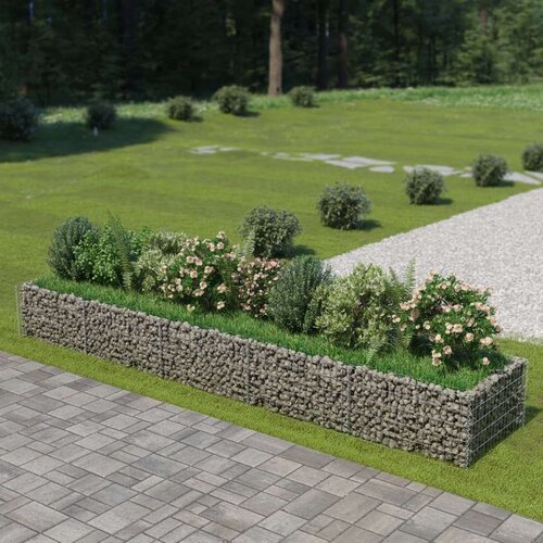  Gabionska sadilica od pocinčanog čelika 450 x 90 x 50 cm Cijene