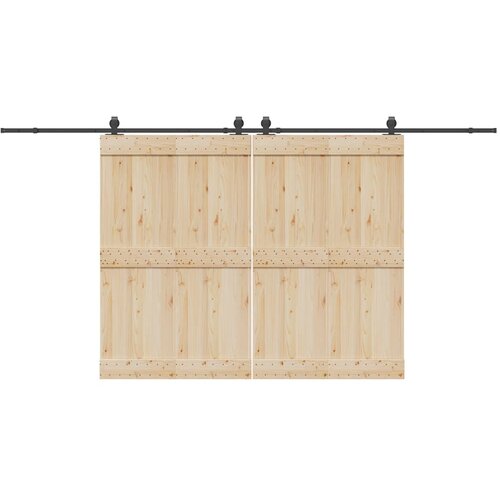 vidaXL Pribor za klizna vrata 213 cm čelični crni Cijene