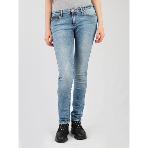 Wrangler Jeans skinny Best Blue Low Waist Courtney W23SX7850 Modra Cene