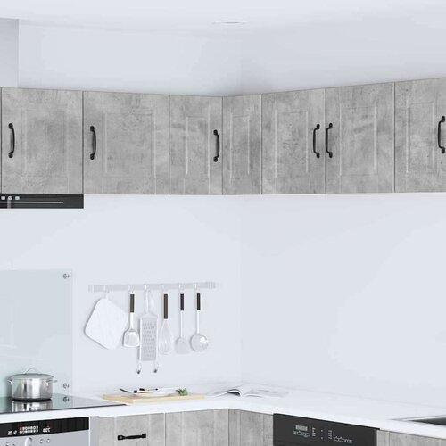  Zidni kuhinjski ormarić s policom Betonski sivi 57 x 57 x 40 cm Cijene