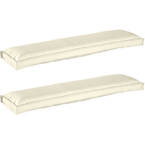 vidaXL Blazine za palete za klop 2 kosi Krem 150x40x8 cm Oxford tkanina, (22046035) Cene