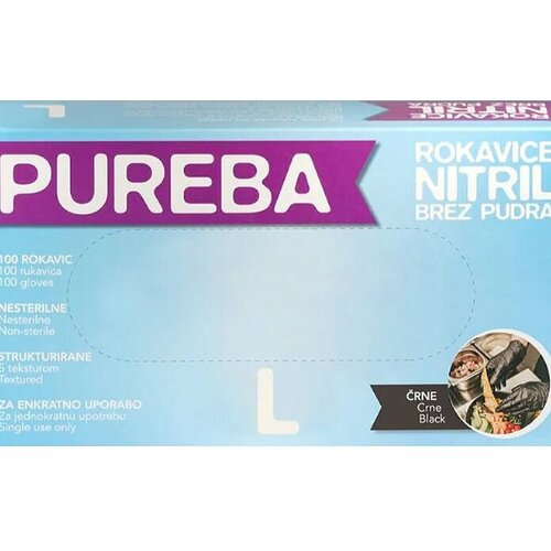  Jednokratne rukavice Pureba (Veličina: L, Nitril, 100 Kom.) Cijene