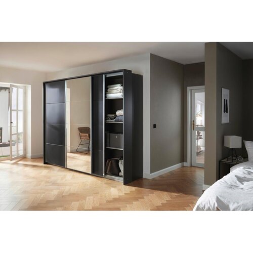 Modern Living Omara Z Drsnimi Vrati Miami, Temno Siva Slike
