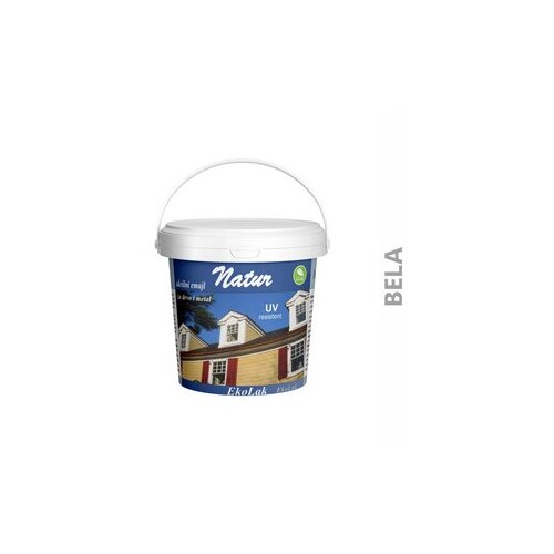  Natur akrilni emajl za drvo i metal 0.75l bela mat Cene