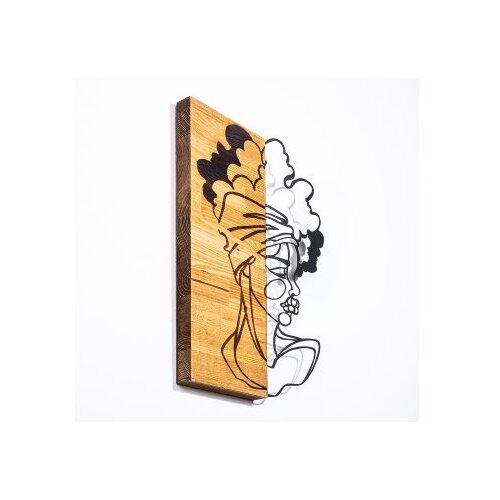 Wallity Zidna dekoracija Afrička žena 3, 33x3x50 cm, Smeđa boja Cene